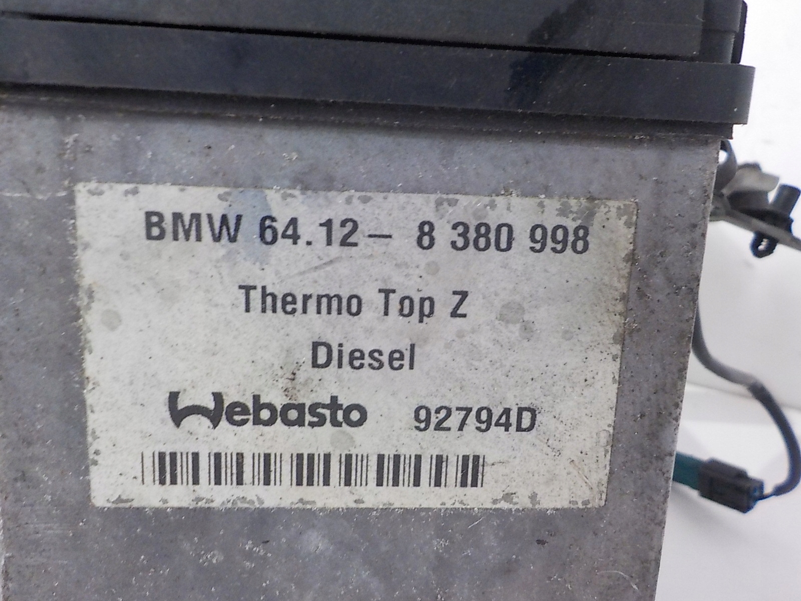 BMW X5 E53 Webasto WEBASTO 8380998 92794D