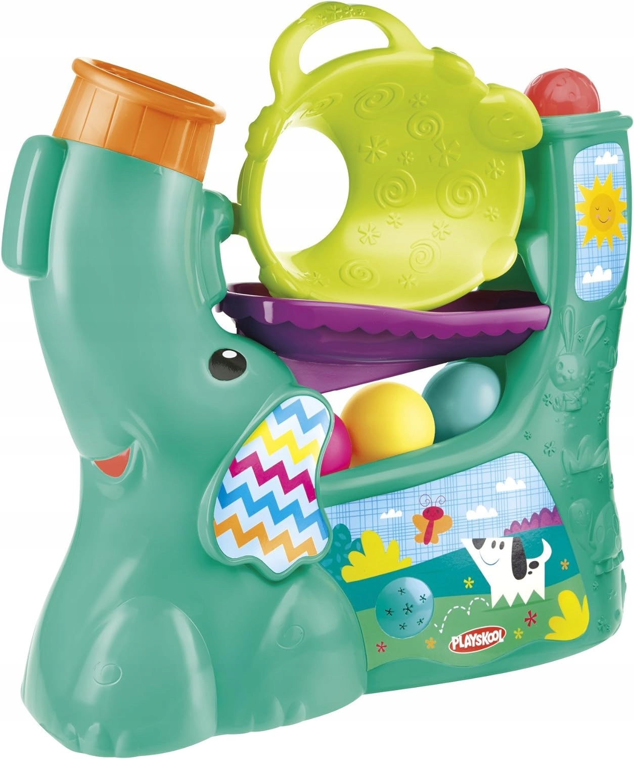 Hasbro Playskool SŁONIKOWA FONTANNA WYSKAKUJĄCE PIŁKI + DŹWIĘK B5846 EAN (GTIN) 5010994946975