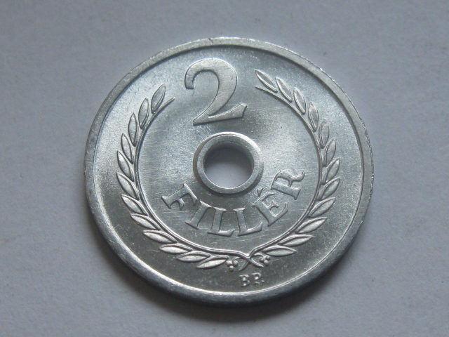 Węgry Moneta 2 Filer 1973 Stan 1 UNC