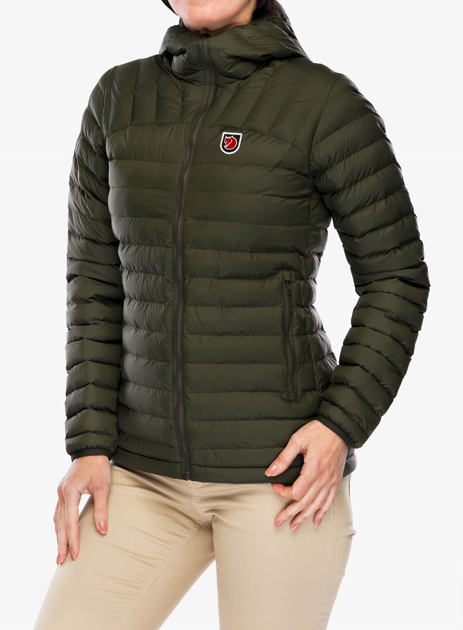 Dámská zateplená bunda Fjallraven Expedition Latt Hoodie deep forest Xs