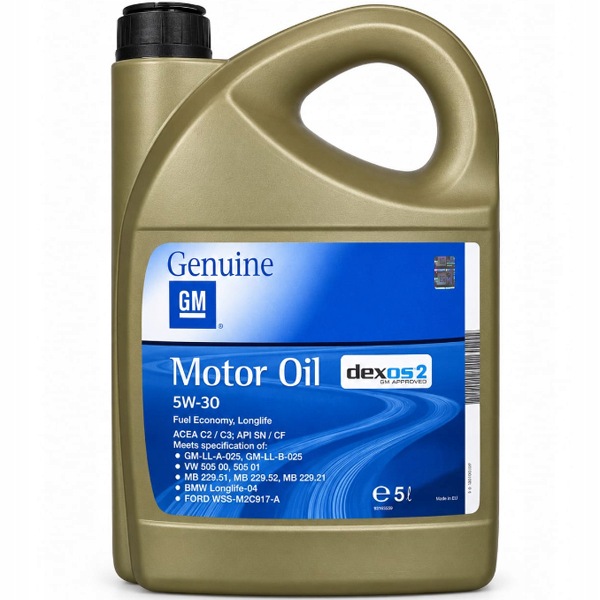 Gm Dexos 2 Motor oil 5W-30 5L