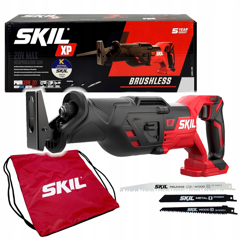 Piła szablasta akumulatorowa Skil 20V 3480 265mm Body Solo