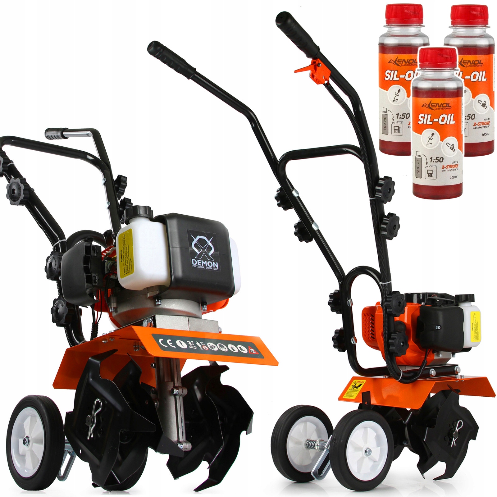 Kultivátor Zemní Fréza Kultivátor Půdy 3x Olej