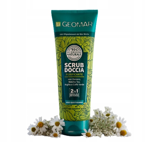 Geomar peeling do ciała pod prysznic ZIELONY 250ml Stan opakowania oryginalne