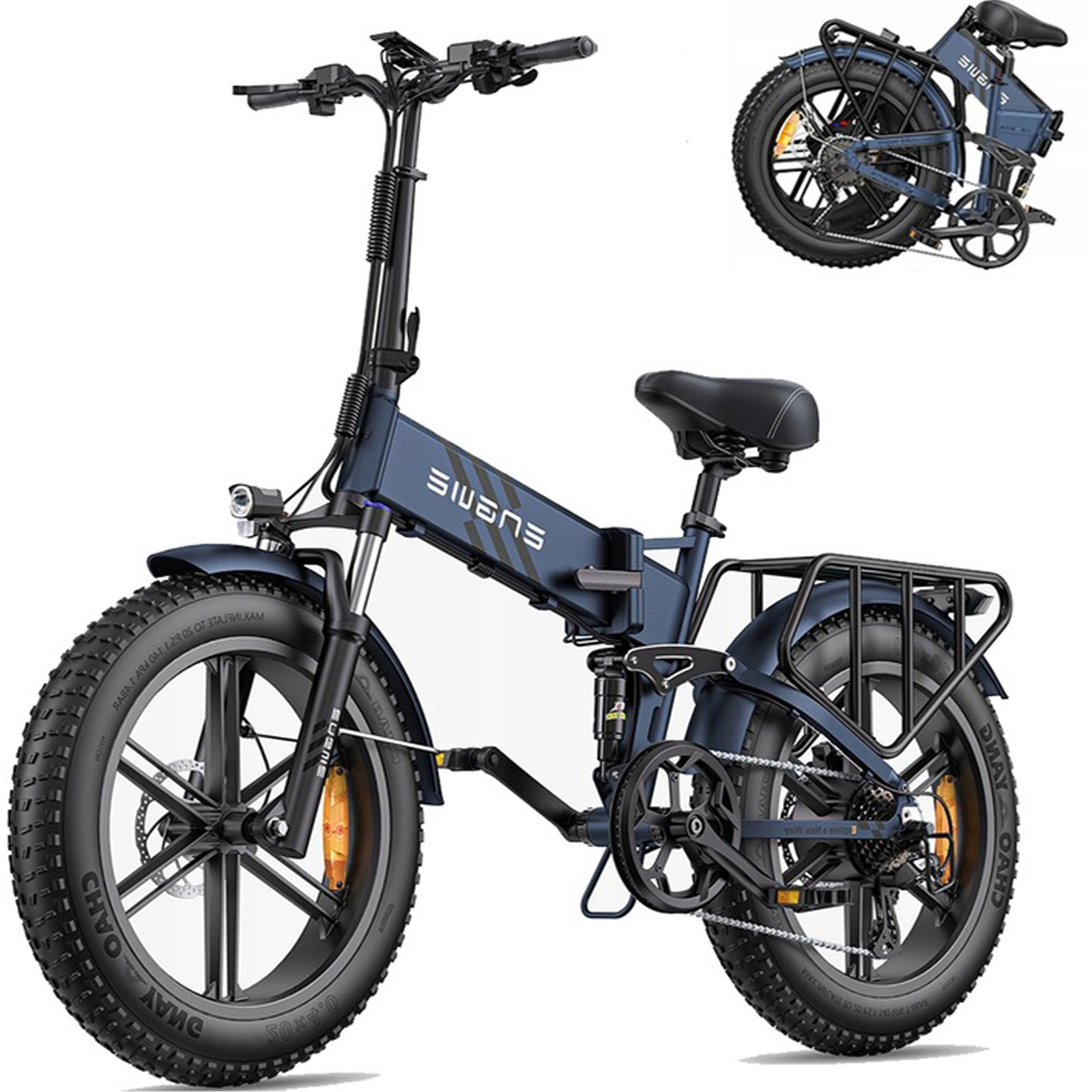 20'' skládací elektromobil Engwe Engine Pro 2.0 1200W 32KM/H 16AH 110km