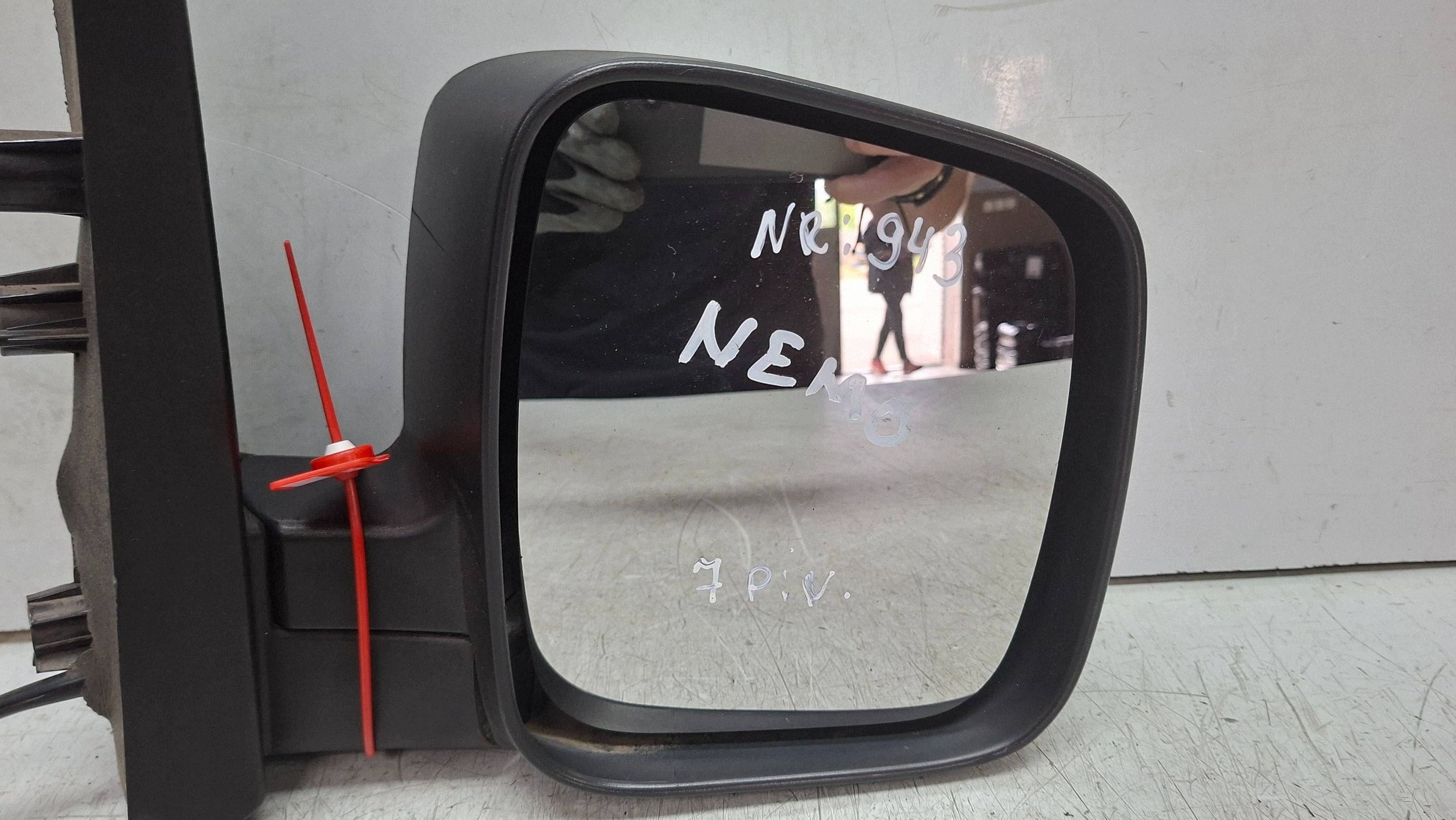 mirror right 7 vertical FIAT FIORINO NEMO QUBO 2007