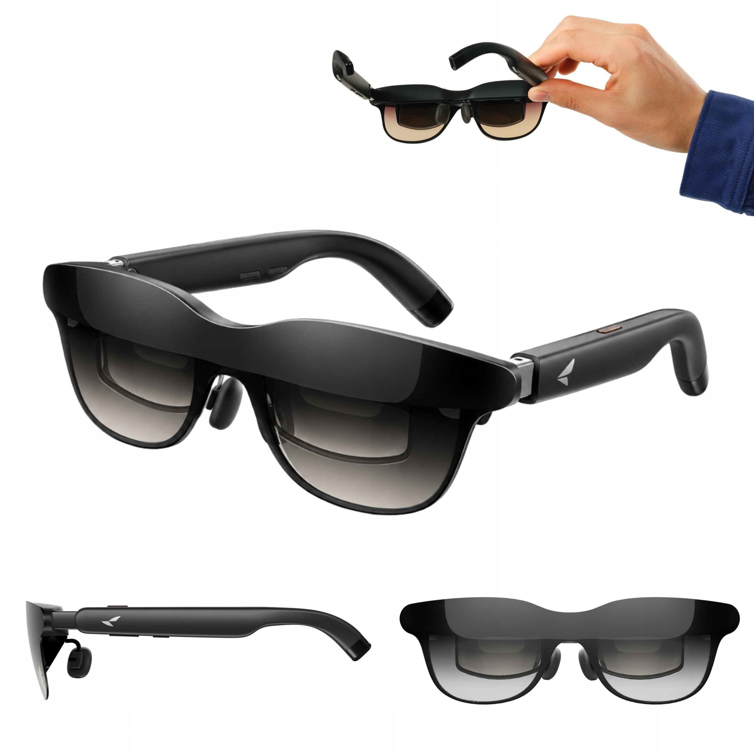 RayNeo Gt Ar brýle Přenosný 3D displej Dolby Vision Usb-c černé