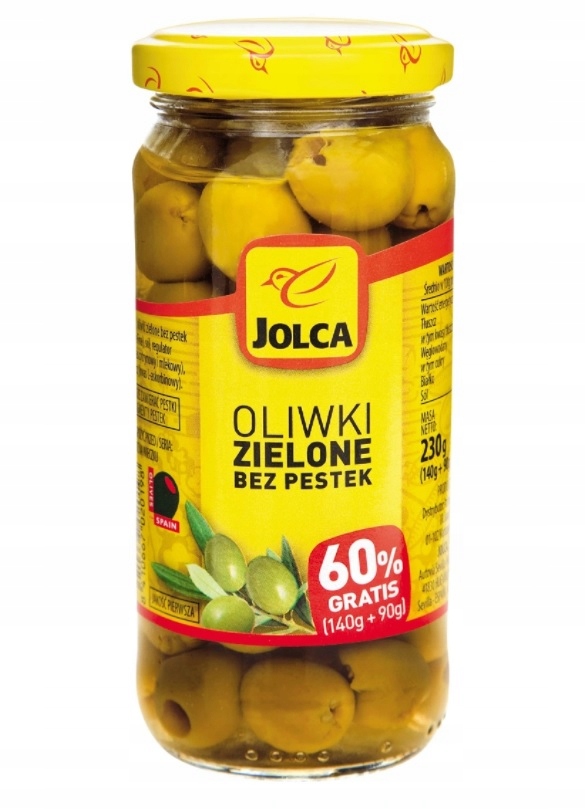 

Oliwki Zielone Bez Pestek 230G Jolca