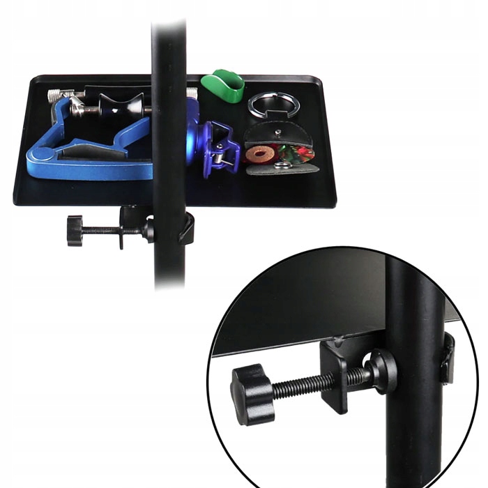 PÓŁKA METALOWA TACKA DO STATYWU MIKROFONOWEGO SCENICZNEGO Marka Massa