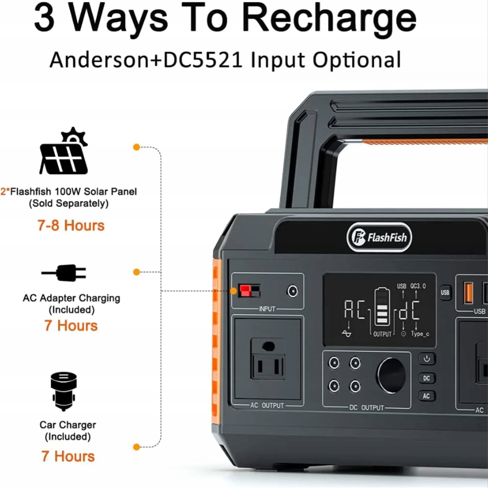 Przenośny generator Flashfish 140400mAh Power bank Model P60