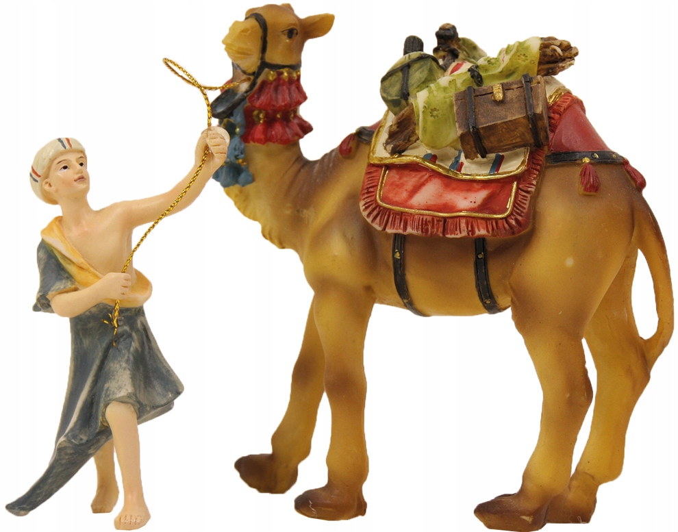 Figurka do betlému „Poháněč s velbloudem“ – výška 10,0 cm pro figurky o výšce 8 cm
