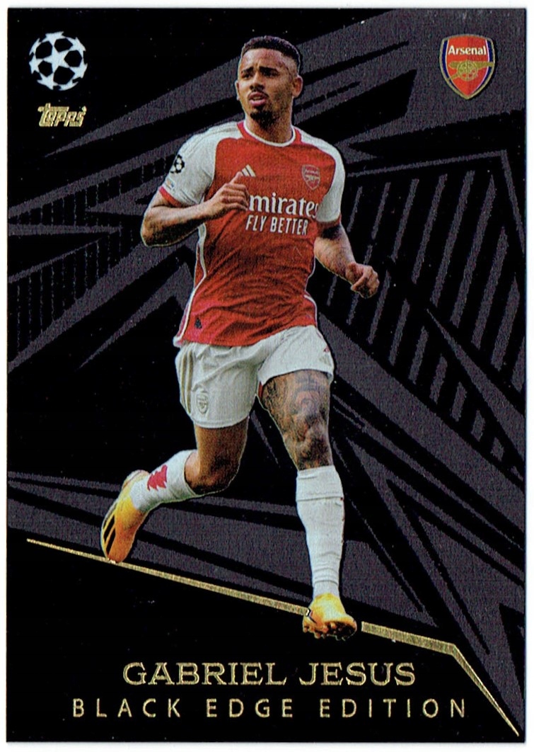 Topps Match Attax 23/24 Karta Black Edge Edition 492 Gabriel Jesus