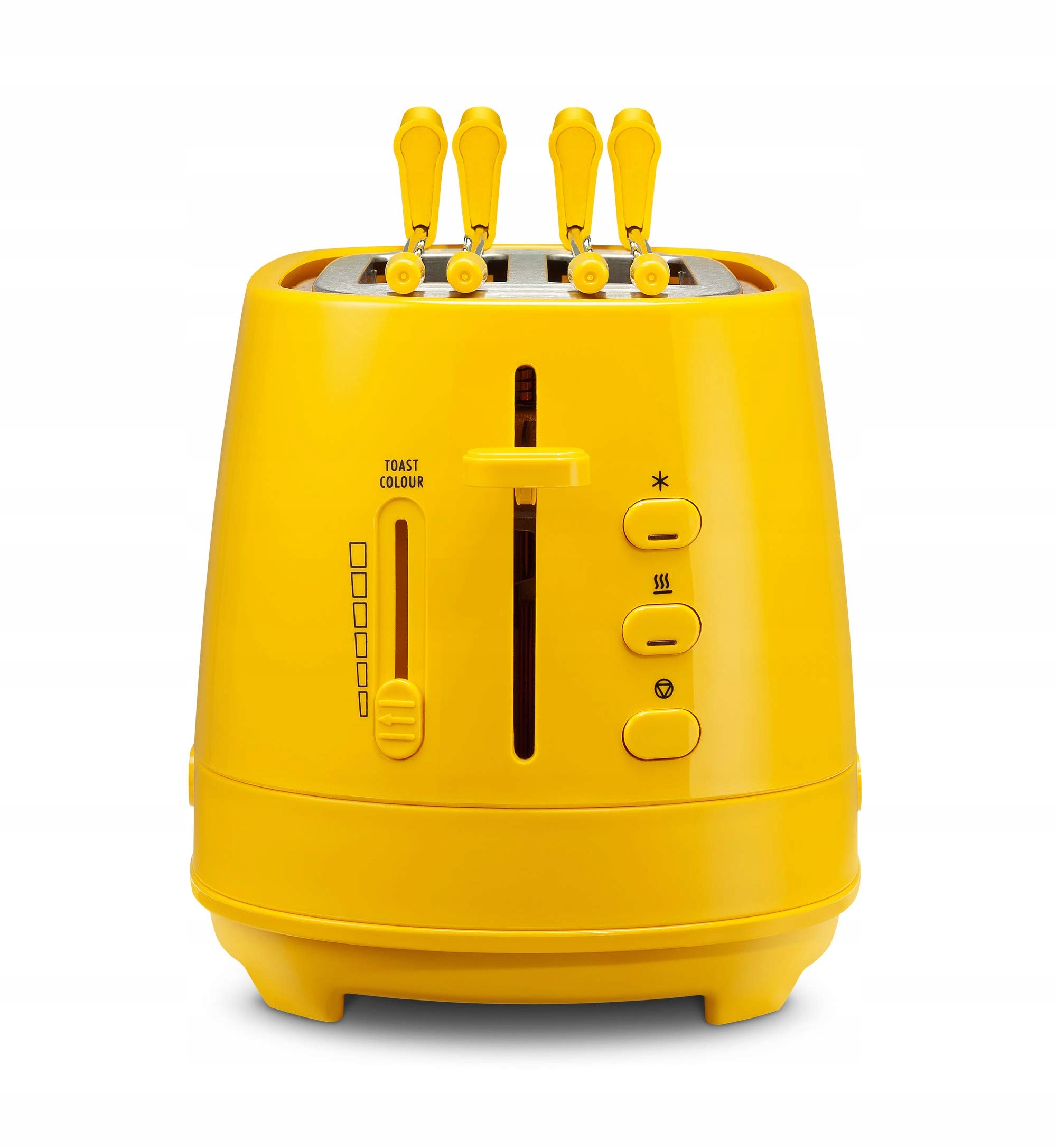 De Longhi CTLAP2203 toster ze szczypcami, 550 W, żółty