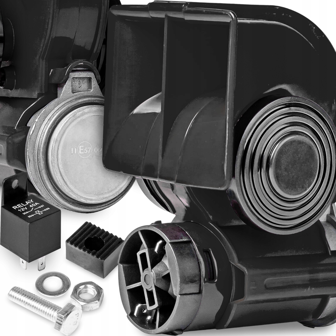 MOCNY KLAKSON 139 dB 12V FANFARA SYGNAŁ KOMPRESOR EAN (GTIN) 5908256873926