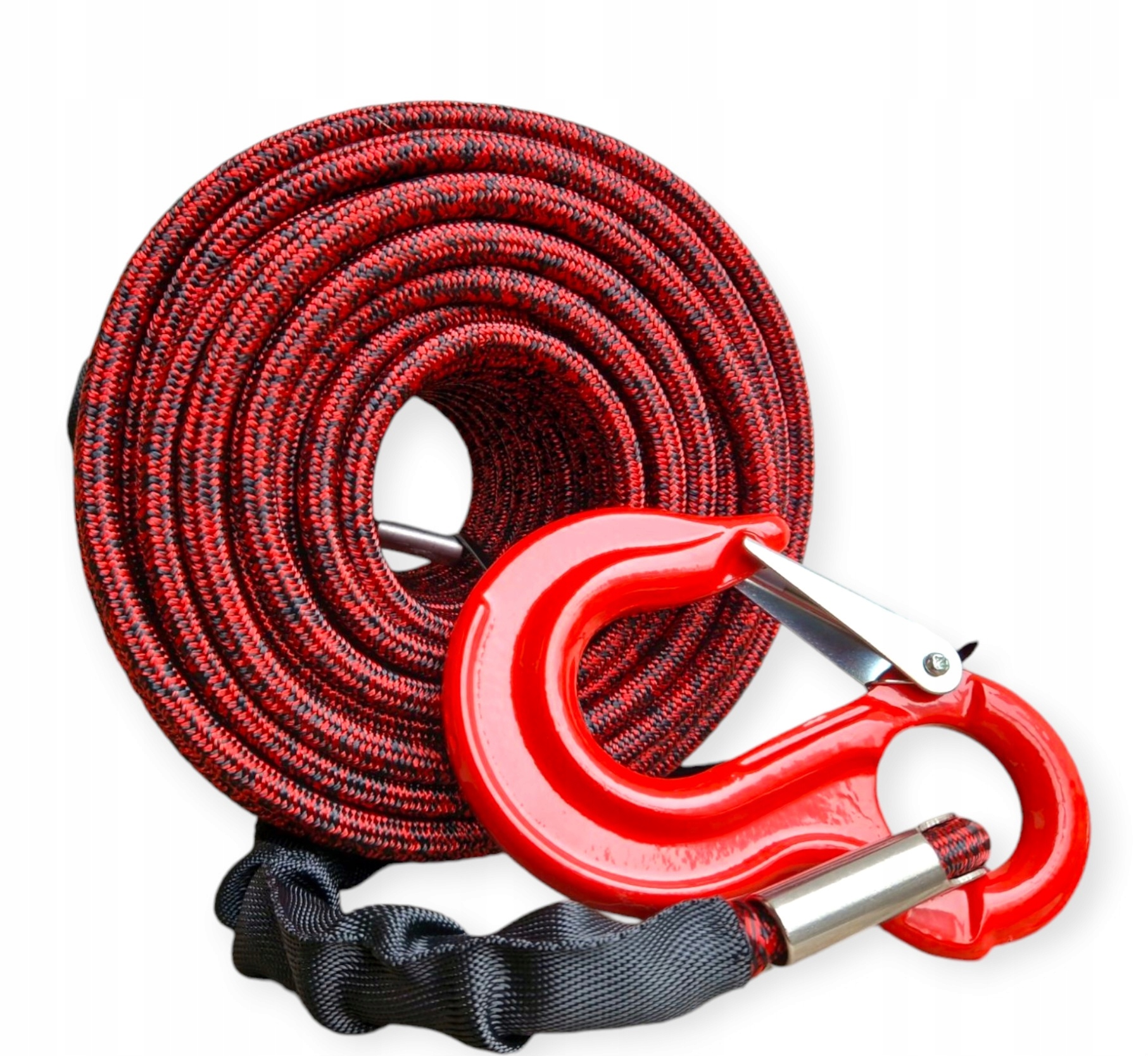 Syntetické Lano S Opletem 12 MM x 28 M Set S Hákem 4X4 Offr Road