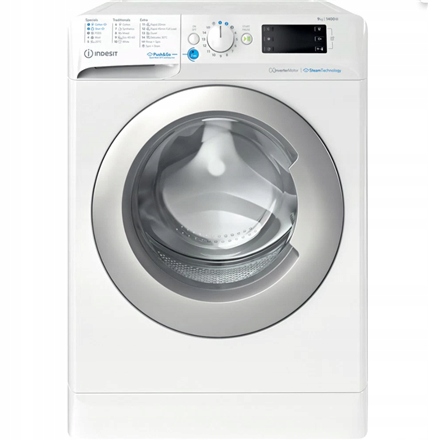 Pralka Indesit Bwe 91496X Wsv Ee 9kg 1400 obr/min Biały Klasa energetyczn