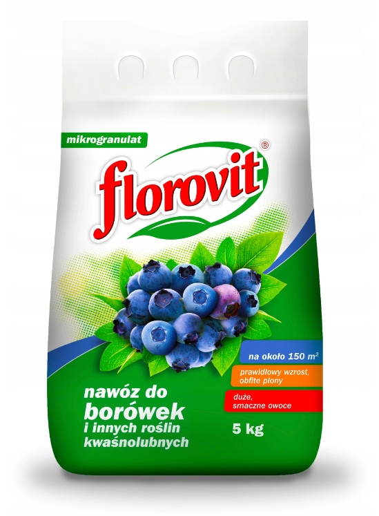 

Nawóz do borówek i kwaśnolubnych 5kg Florovit