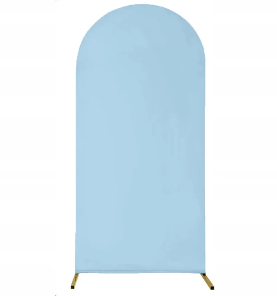 Modrý Obal Na Pozadí Pro Fotografie Rám Oblouk Stojan Dekorace 200X100 CM