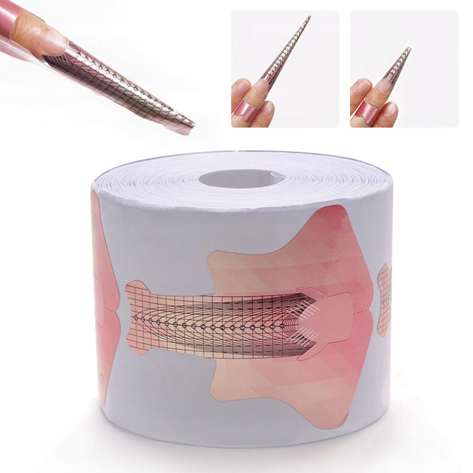 Formy do paznokci Wodoodporne tipsy Formy akrylu Kolor Bezbarwny