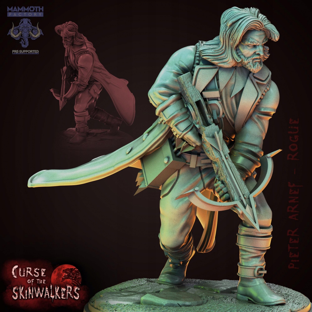 Pieter Arnef, Rogue - Mammoth Factory - Druk 3D System Warhammer Fantasy Battle