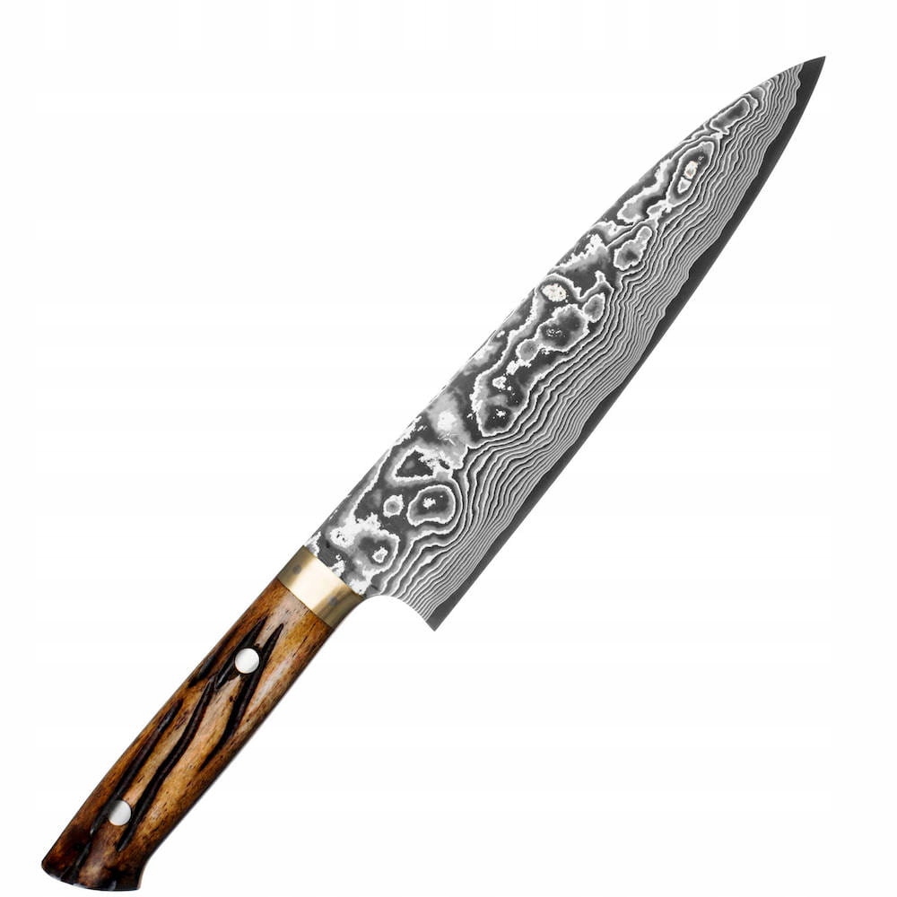 Takeshi Saji Ybb Ručne kovaný VG-10 Japonský kuchynský nôž šéfkuchára 18 cm