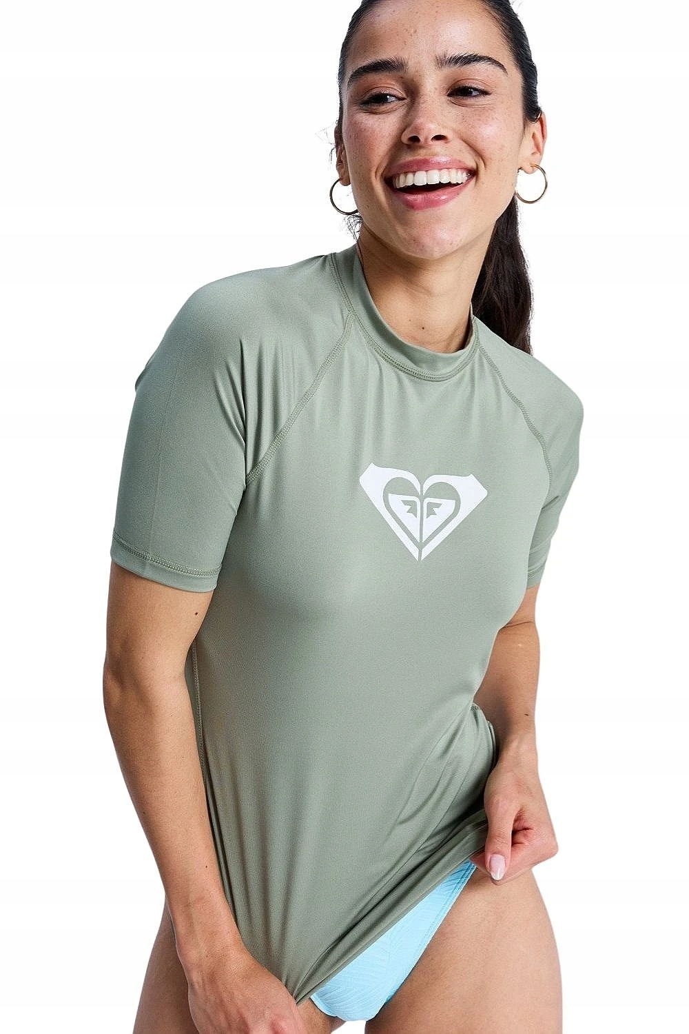 koszulka Roxy Whole Hearted GLD0/Oil Green