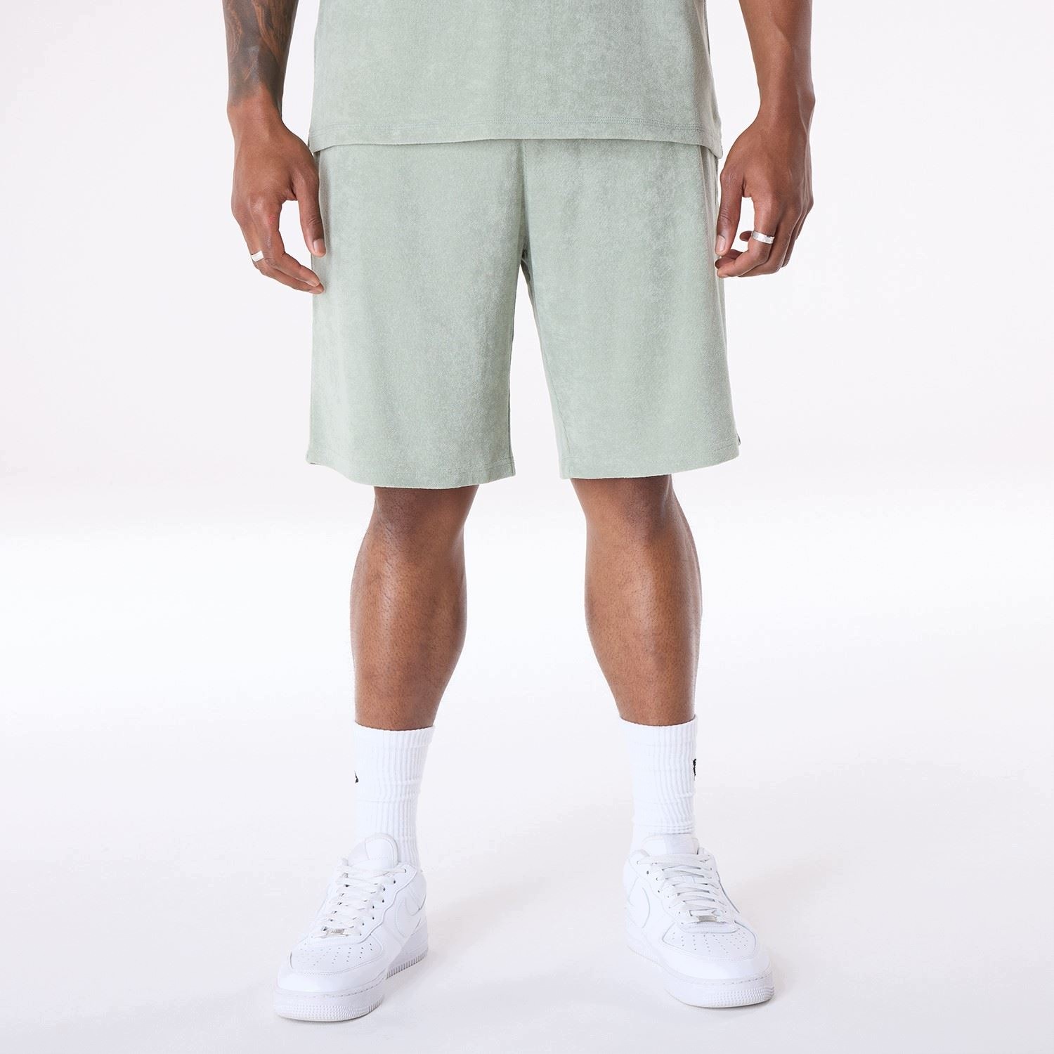New Era Ne Towelling Short Sports Pants pastel green