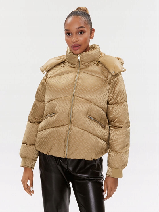 Boss Kurtka puchowa Paxe 50498776 Relaxed Fit Rozmiar: 44 Beżowa