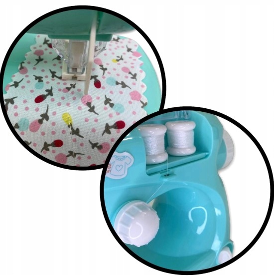 PRAWDZIWA MASZYNA DO SZYCIA DLA DZIECI BATERIE Marka inna