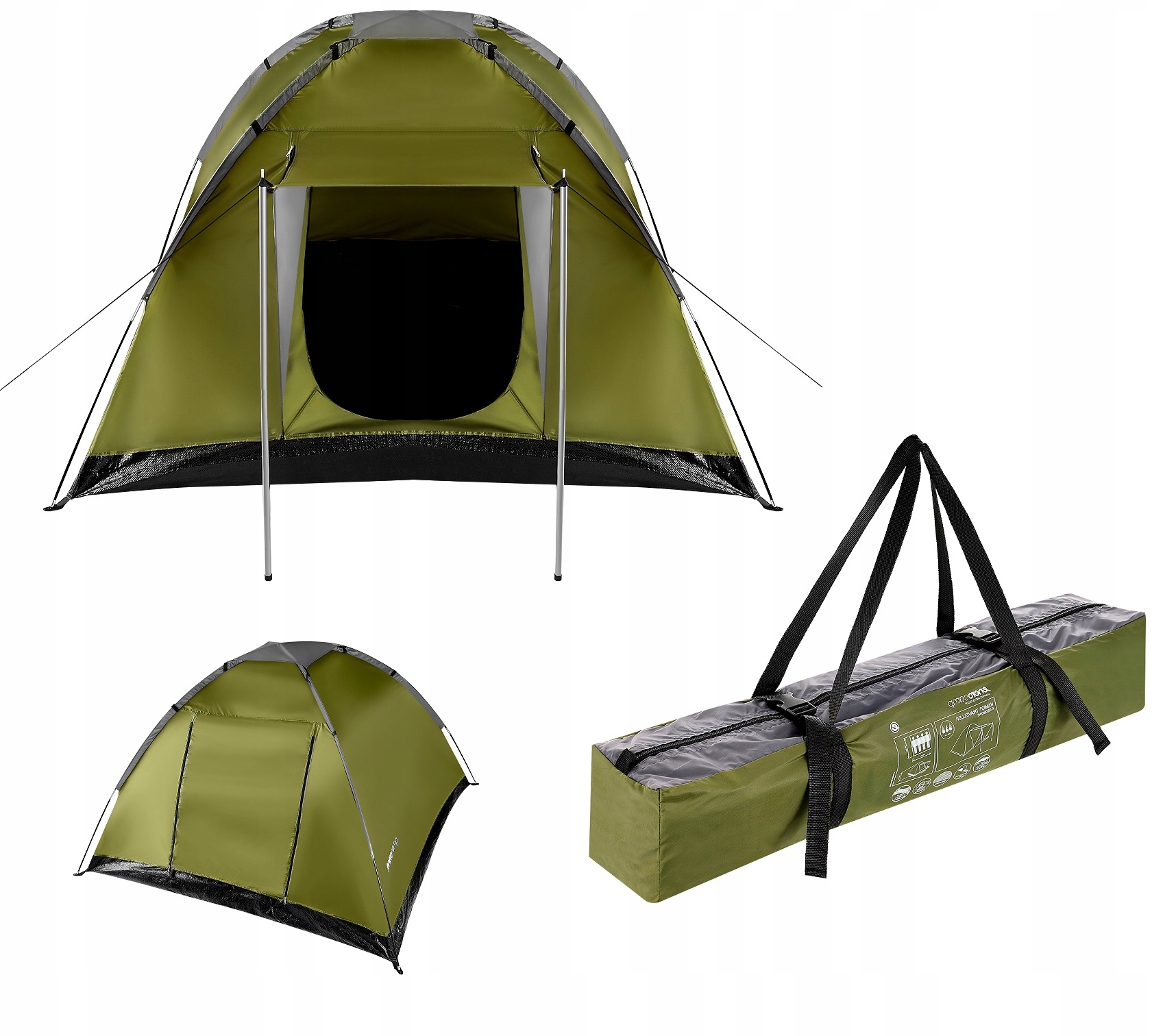 

Namiot 4 Osobowy Traveler 200X200X115CM Solidny