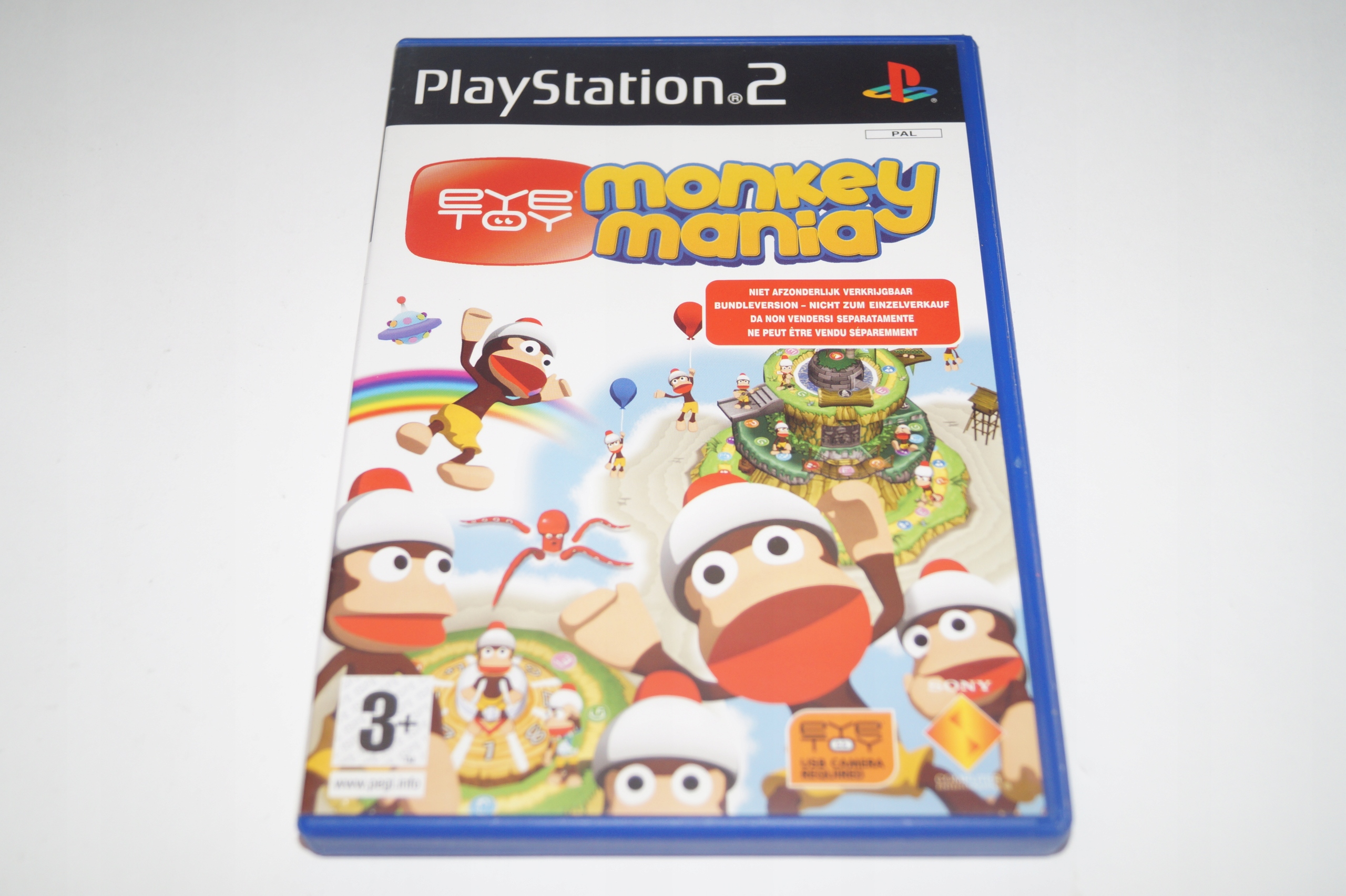 EyeToy Monkey Mania PS2 GRA TOWARZYSKA Platforma Sony PlayStation 2 (PS2)