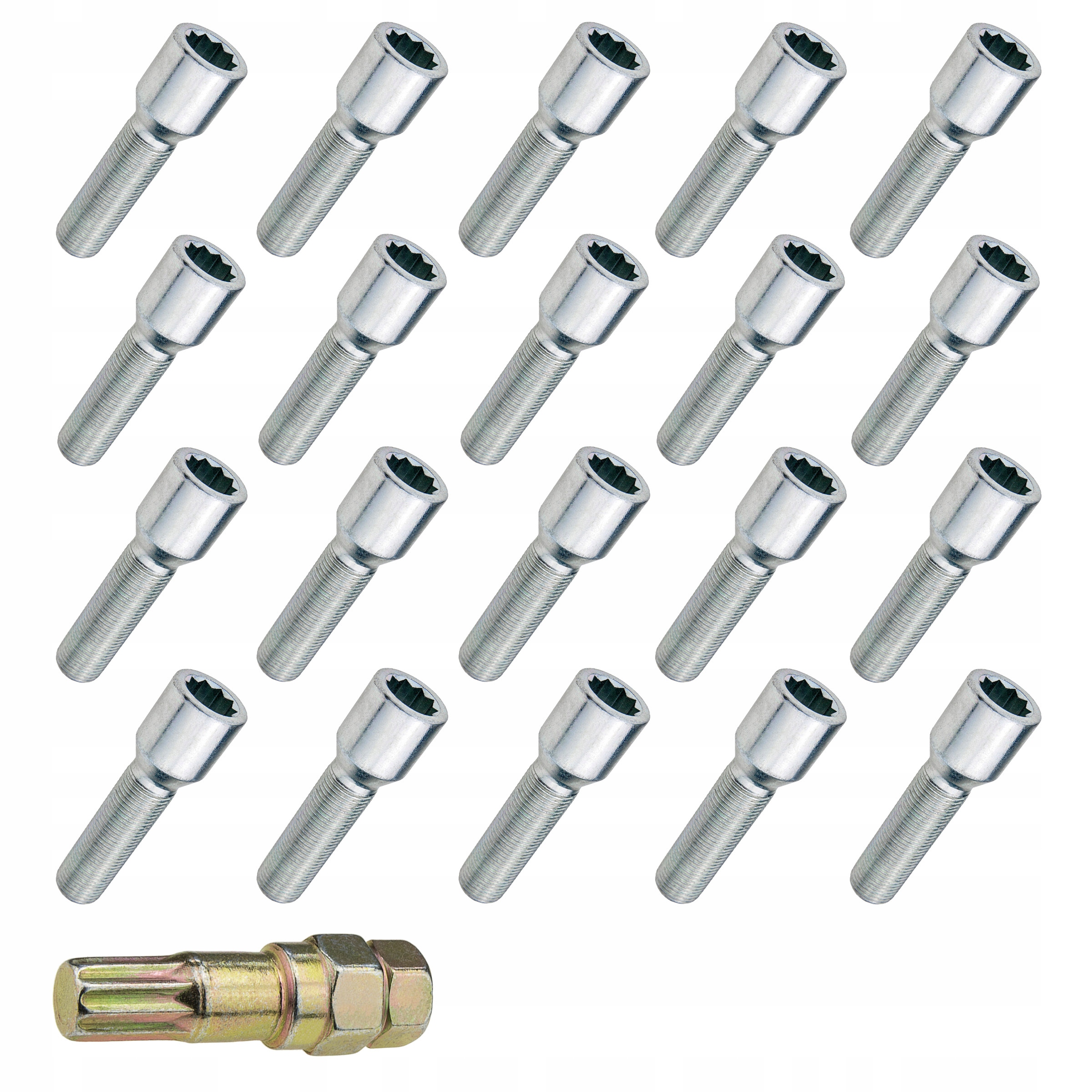 Úzké Šrouby M14X1,25 Torx Pro Kola Ráfků Bmw 1 2 3 4 5 6 7 X1 X2 X3 X4 X6 X7