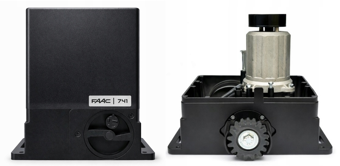 Motor – korpus – převodovka s ozubeným kolem – pouzdro Faac 741 Delta 3