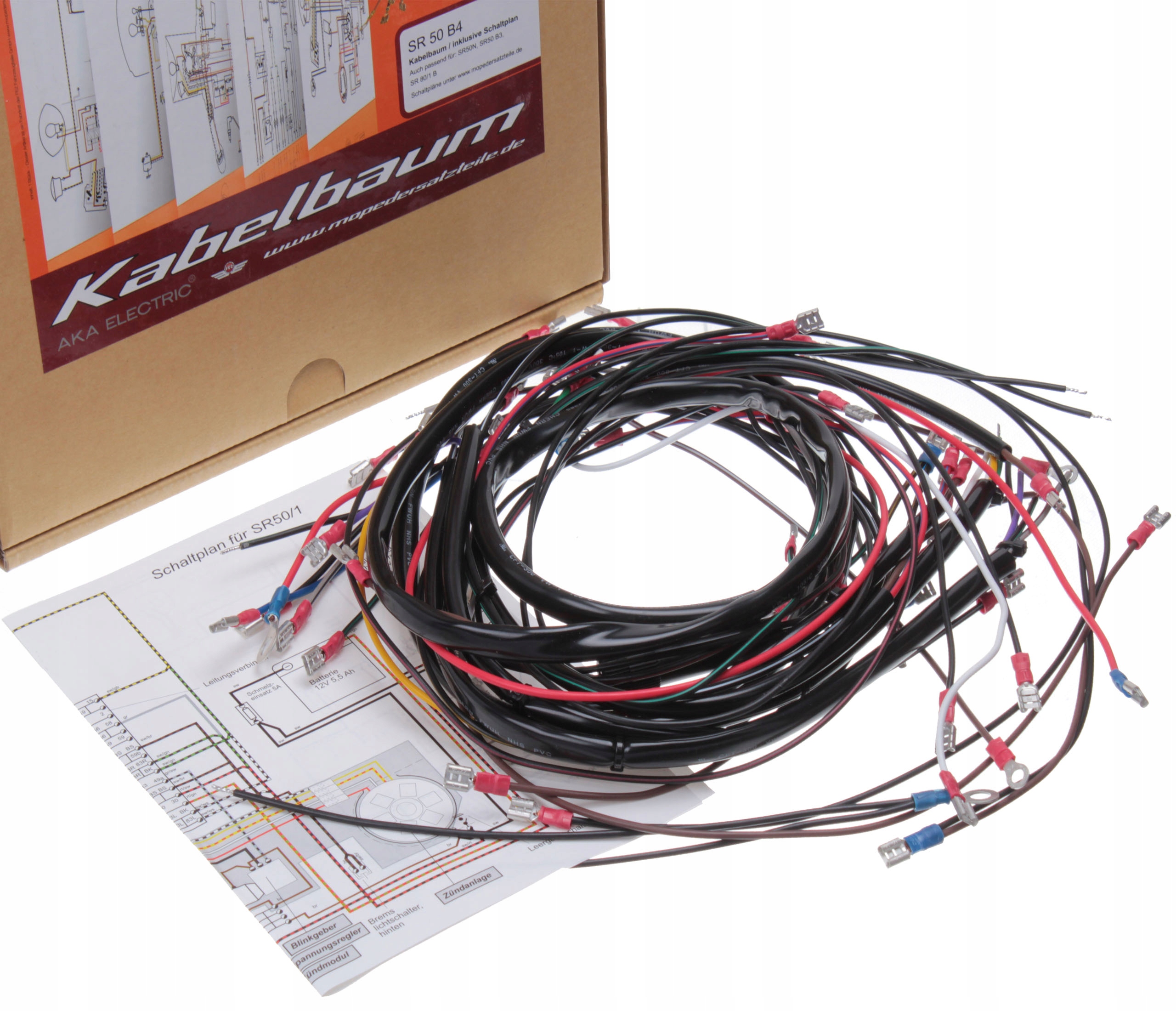 6456456 - SIMSON SR50 SR80 УСТАНОВКА ЖГУТ ПРОВОДОВ IFA AKA