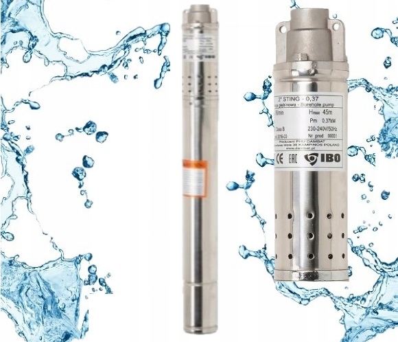 

Ibo Pompa 2'' STING-037 Głębinowa 230V + 14m Kabla