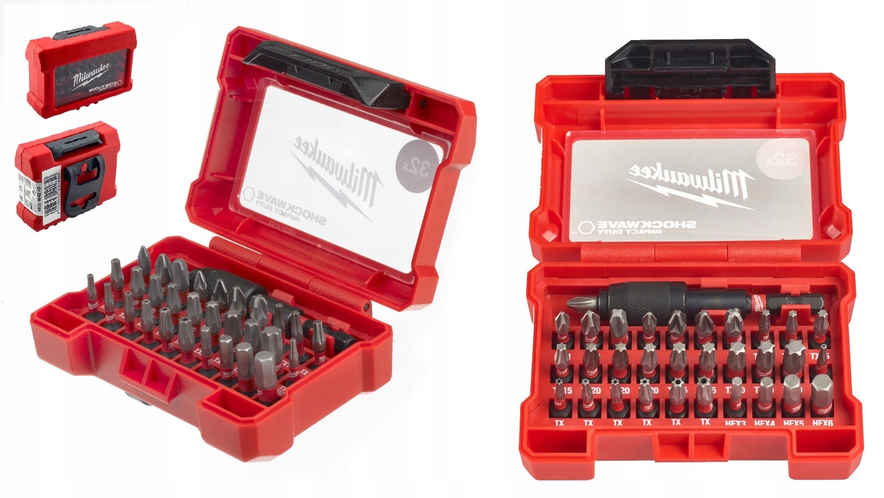 

Zestaw bitów udar Shockwave Milwaukee 4932464240