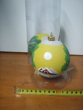 bombki 2szt. 10cm nietłukące