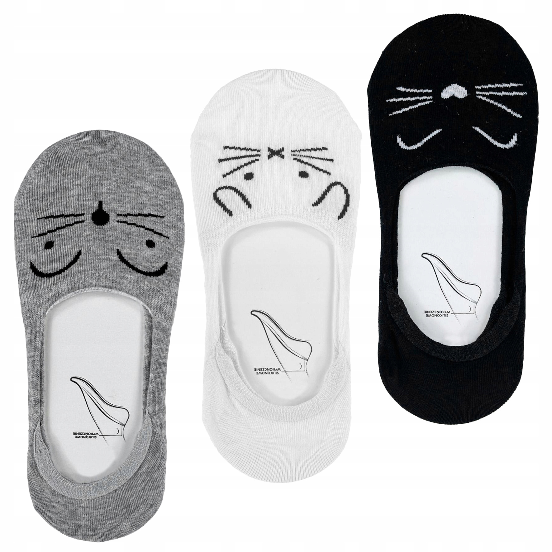 Ponožky Kotníkové Ponožky Moraj krátké ponožky dámské Balerínky 3 Páry 35-38