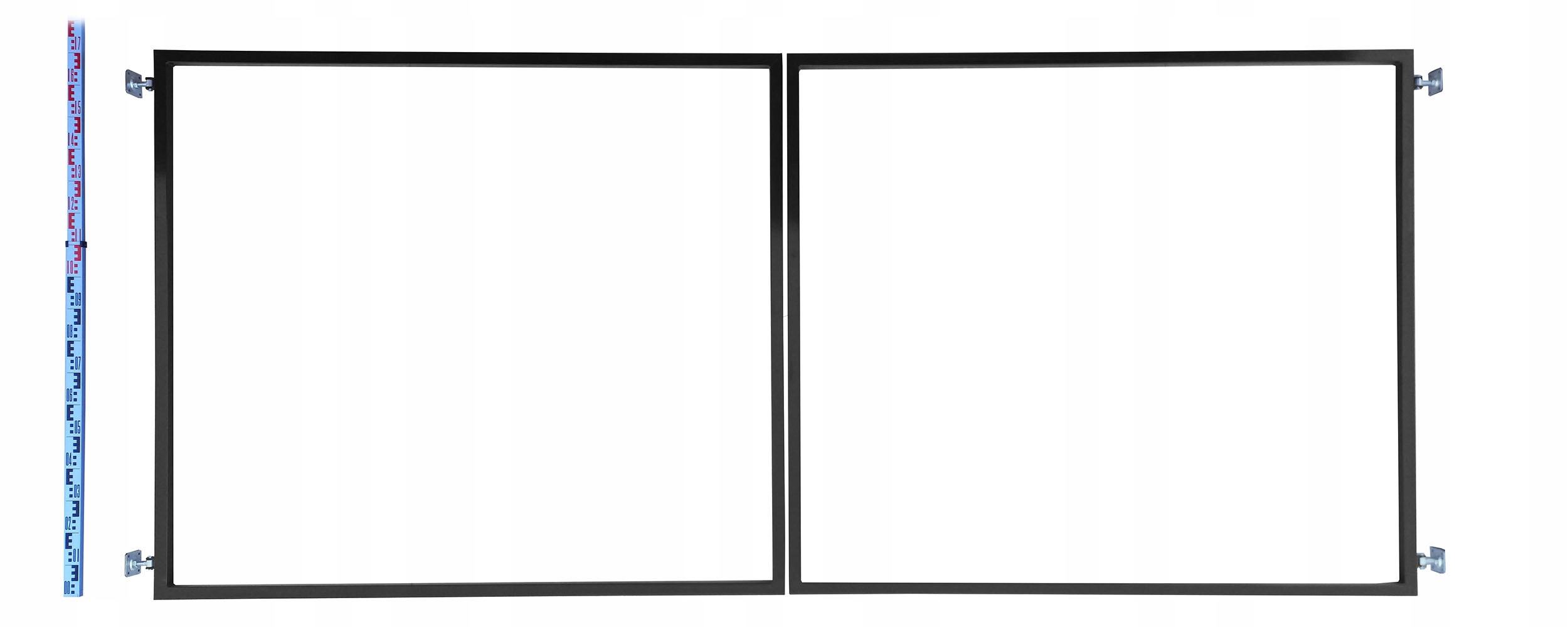 Brána Rama pro štafle a panely 170 cm Černá RAL9005 štafle Rámeček