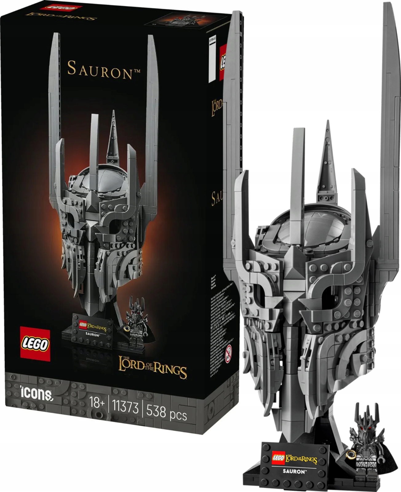 Lego Icons Pán prstenů Sauronova helma – 11373