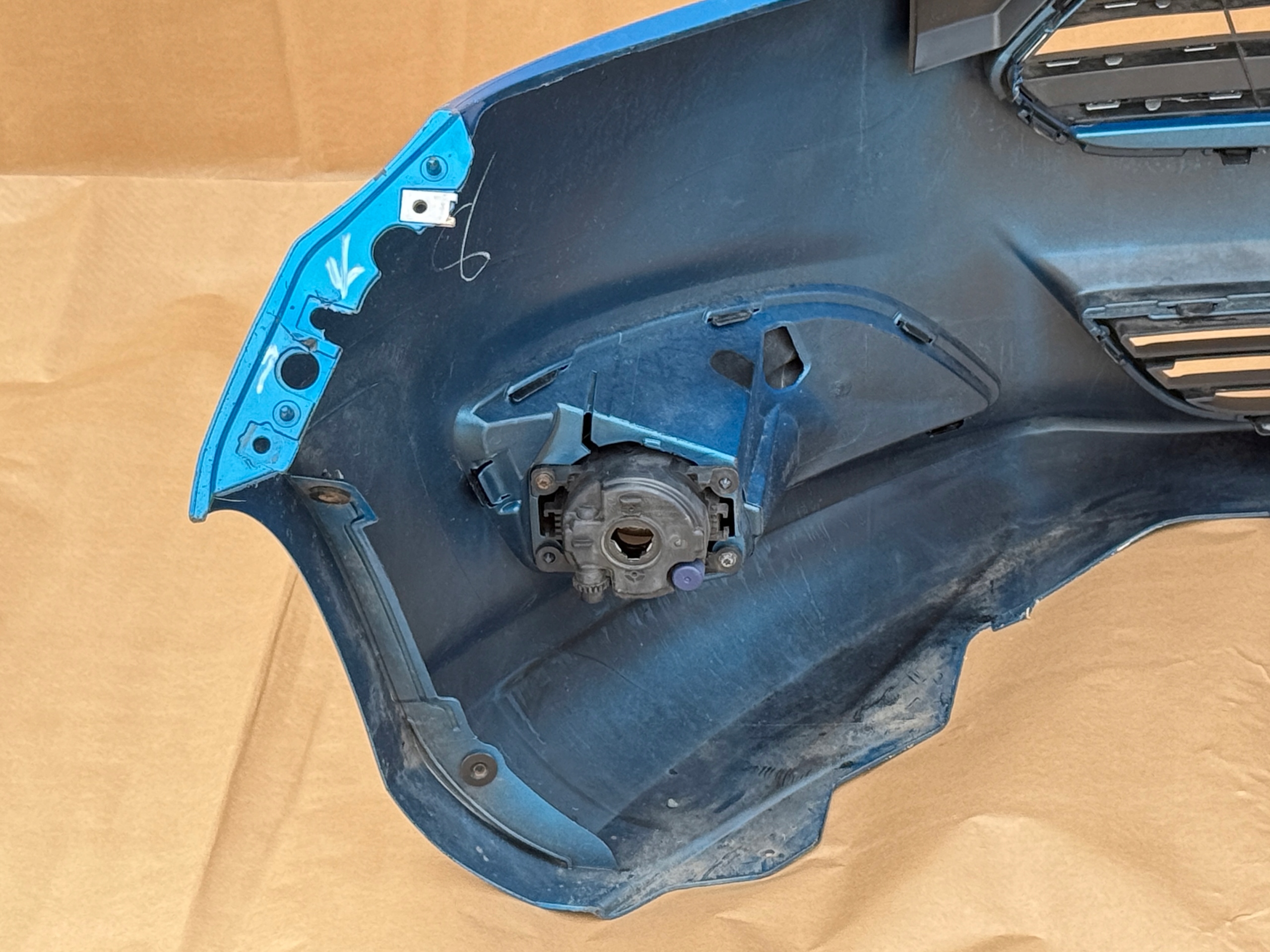 FORD FIESTA MK7 LIFT 2012-2017 bumper front BLUE CANDY original