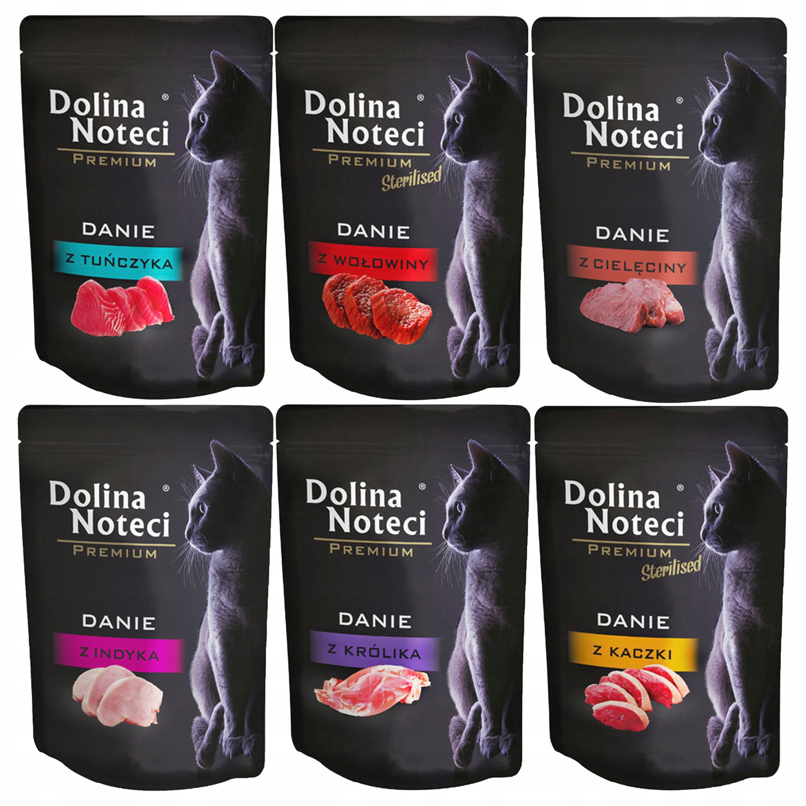 Levně Dolina Noteci Premium Jídlo mokré krmivo pro kočky mix chutí 100 x 85 g