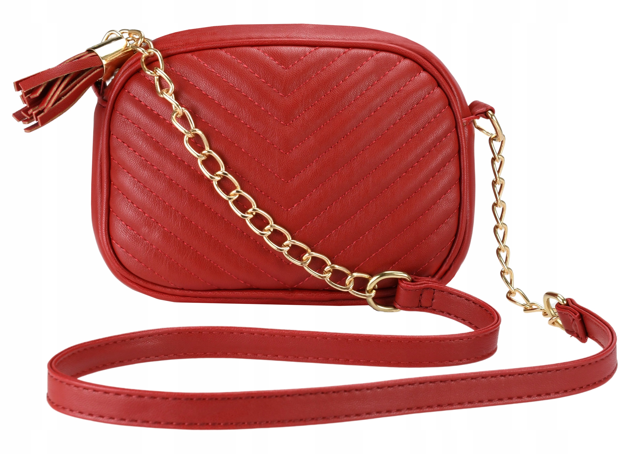 

Torebka Damska Listonoszka Pikowana Łańcuszek 279