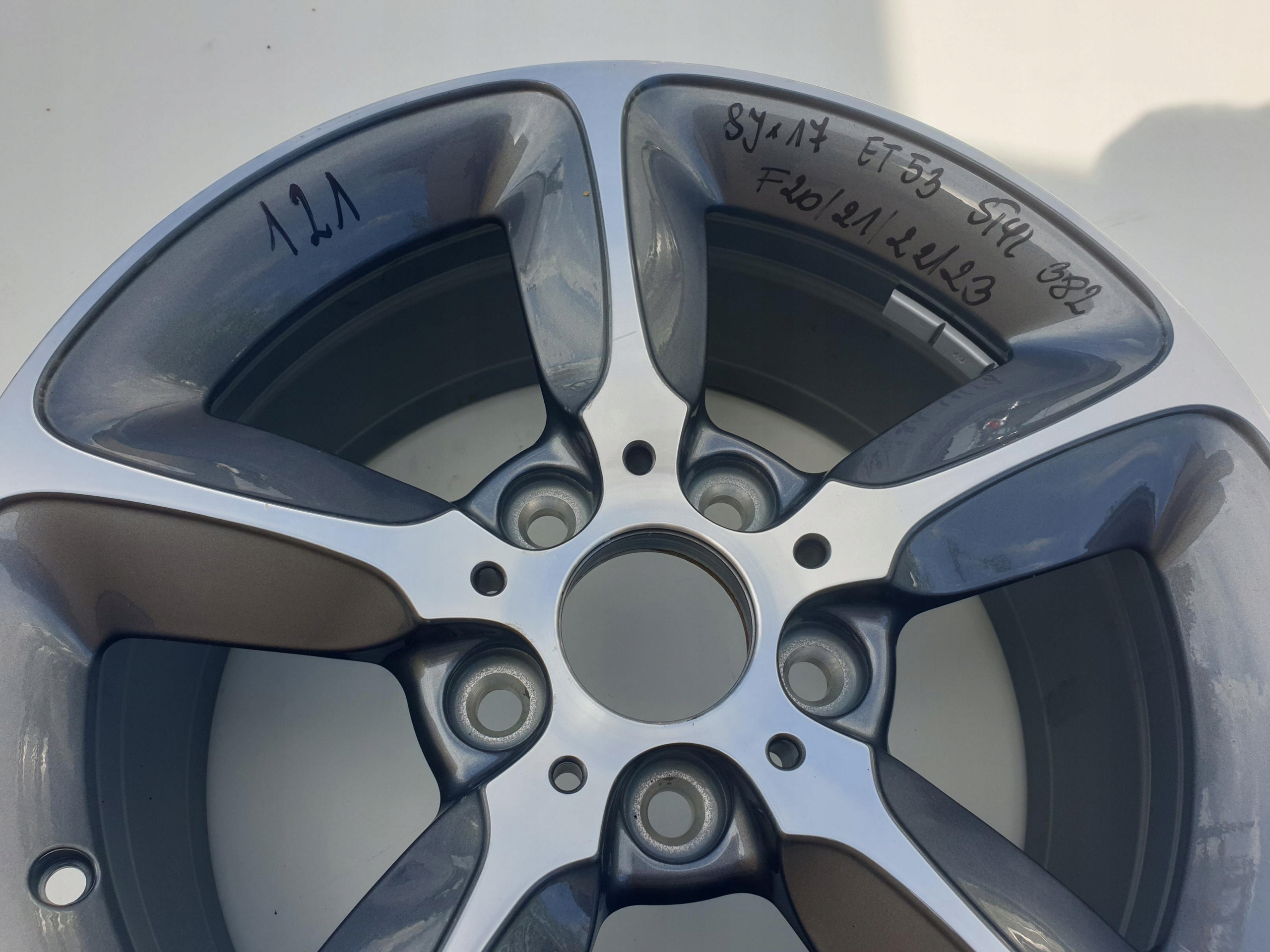 FELGA FELGI KOŁO BMW F20 F21 F22 F23 WZ382 382 17' Liczba felg w ofercie 1 szt.