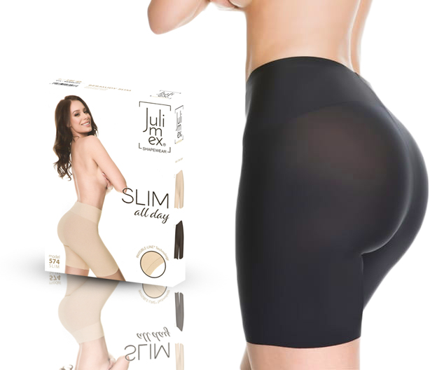 

Bermudy 574 lekkie Julimex wyszczuplające Nero 3XL