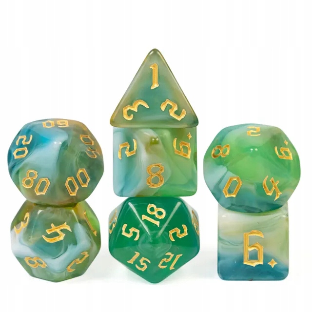 KOSTKI RPG ŚPIEW DRIADY ZESTAW 7 KOŚCI KOSTEK Producent Besglo