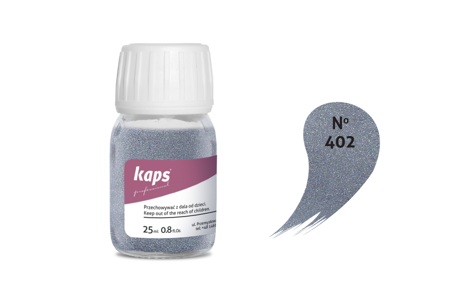 Farba do skóry naturalnej i syntetycznej - Kaps