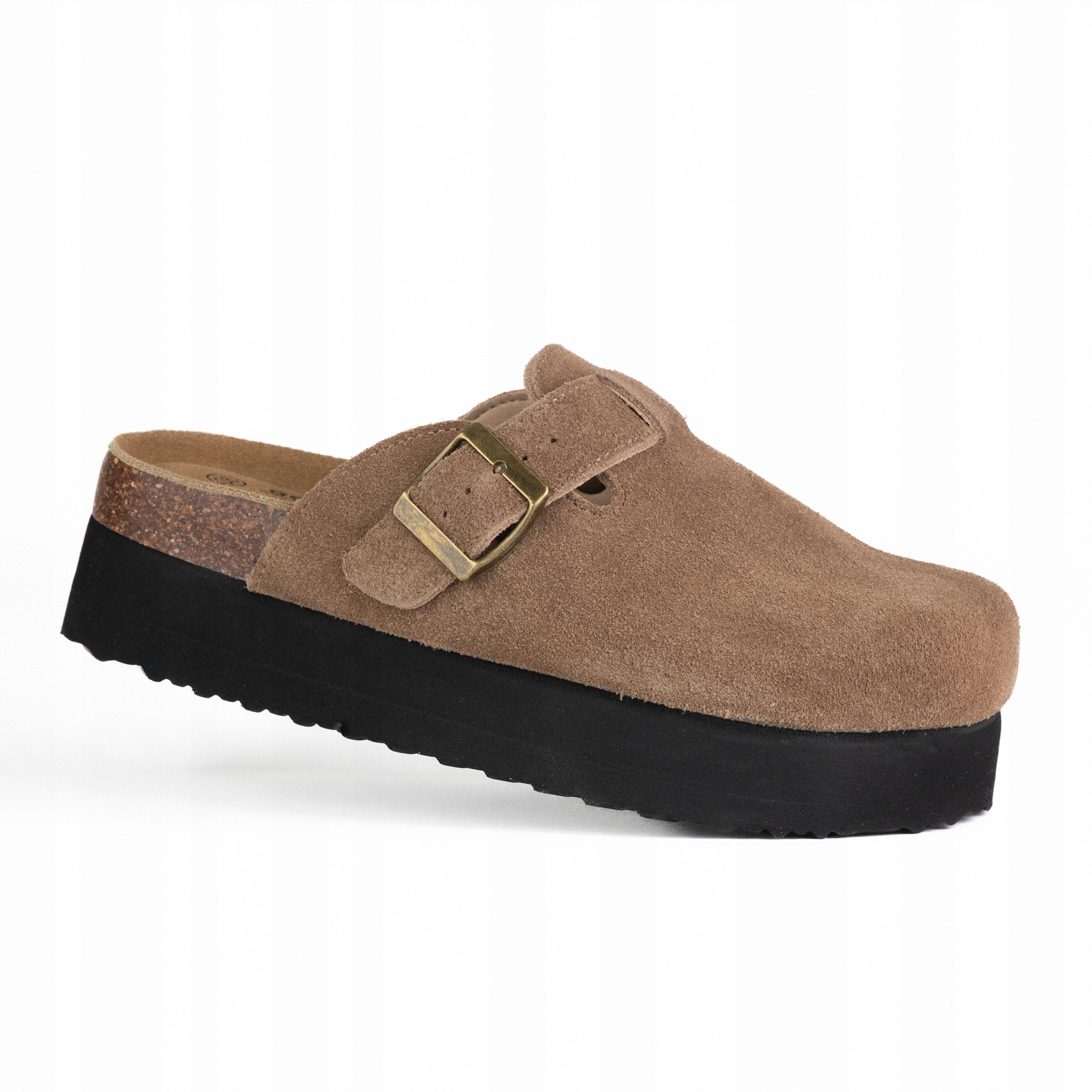 Nazouváky Goodin SW-2662, kůže, semiš, měkké, pohodlné, fango 37