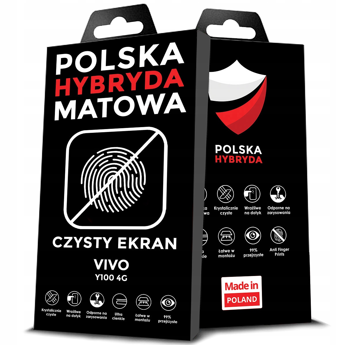 Folia Matowa Do Vivo Y100 4G Hydrożelowa Brak Odcisków Palców Oryginał