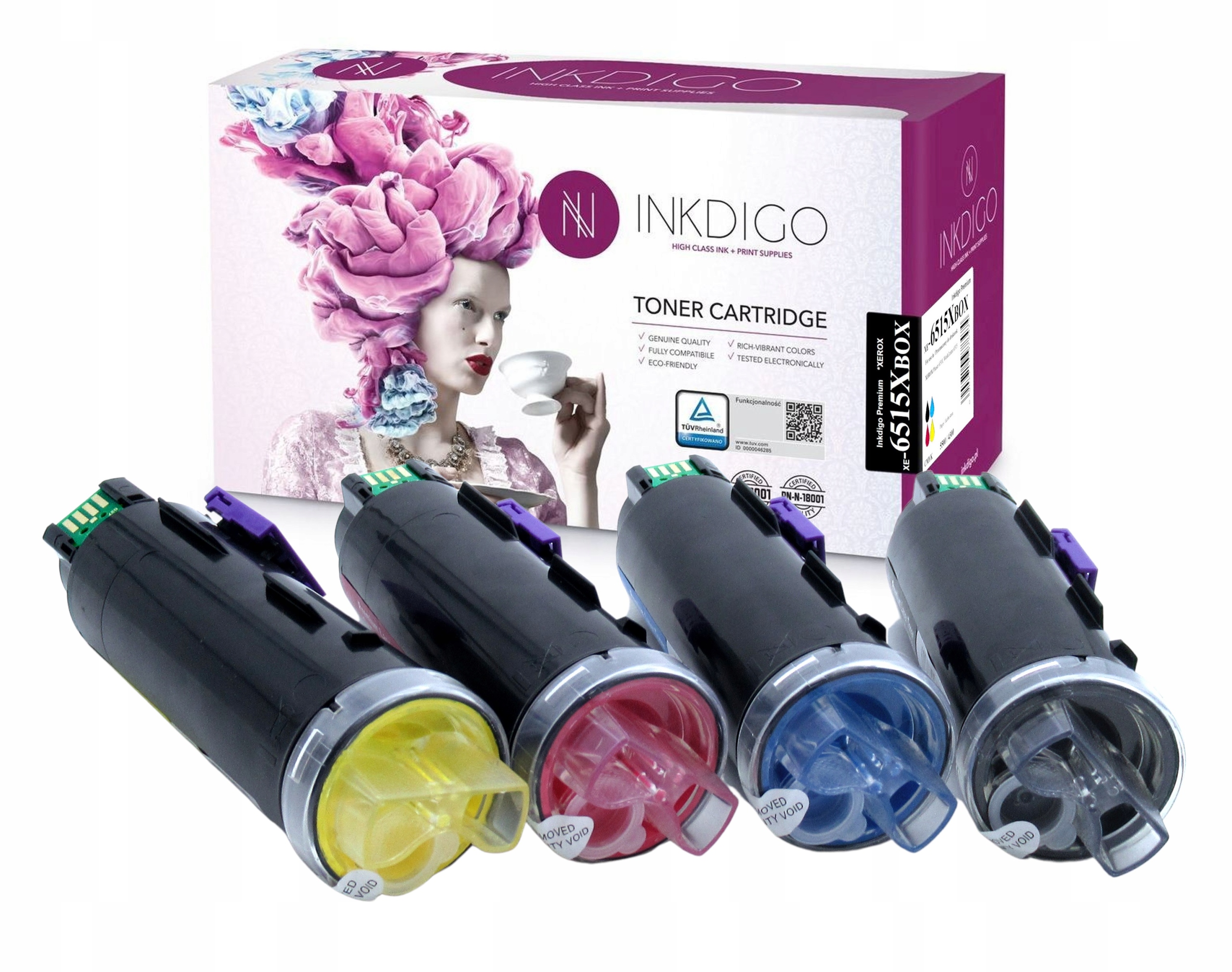 

4x Toner Phaser 6510 do Xerox Workcentre 6515